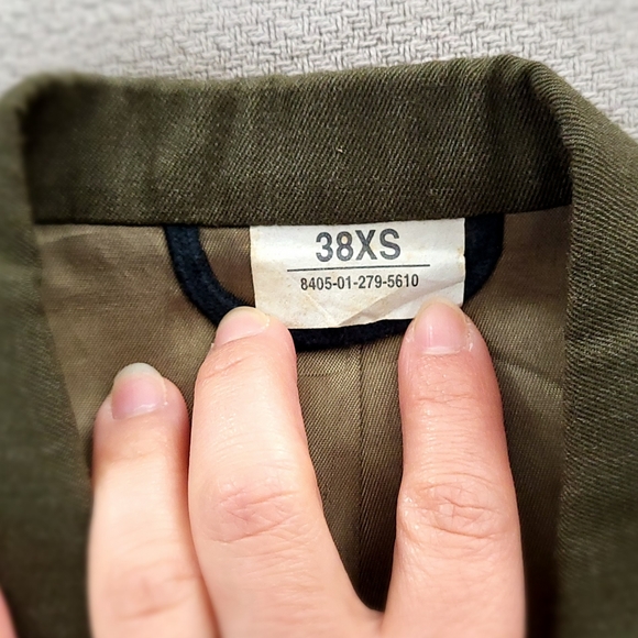 USMC Official Service Green Jacket & Khaki Service Bravo Shirt - Picture 3 of 12